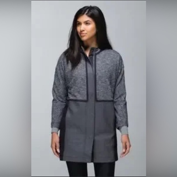 lululemon athletica Jackets & Blazers - Lululemon Athletica Black and Gray Jacket